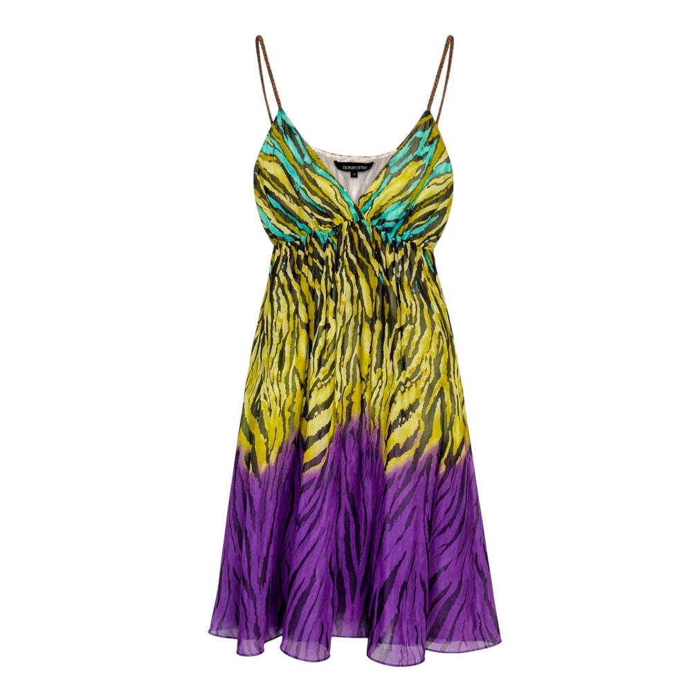 Y2K Indie Sleaze Babydoll Sundress Womens Medium Vacation Ready Retro Revival